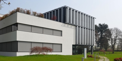 La sede central de Endress+Hauser en Italia se encuentra cerca de Milán. El edificio fue reformado en 2016.