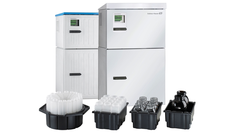 Tomamuestras de agua automáticos para tratamiento de aguas residuales, sistemas de alcantarillado, superficiales, ríos, lluvia