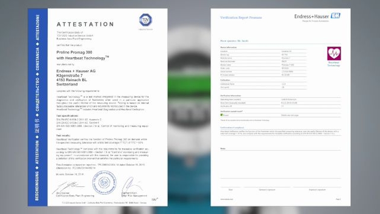 Foto de la pantalla:Certificación TÜV SÜD