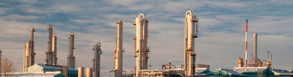 Planta de gas natural en Alberta, Canadá
