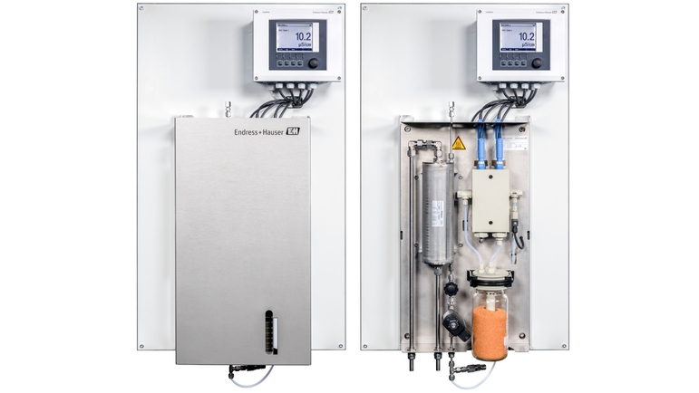 Solución SWAS de montaje en panel de Endress+Hauser