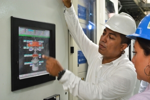 Monitorización de la temperatura en la turbina, el generador y el eje