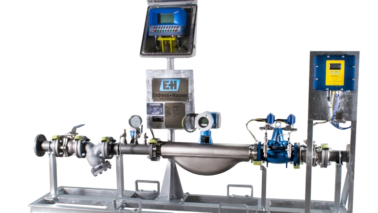 standard loading skid from Endress+Hauser (LMS)