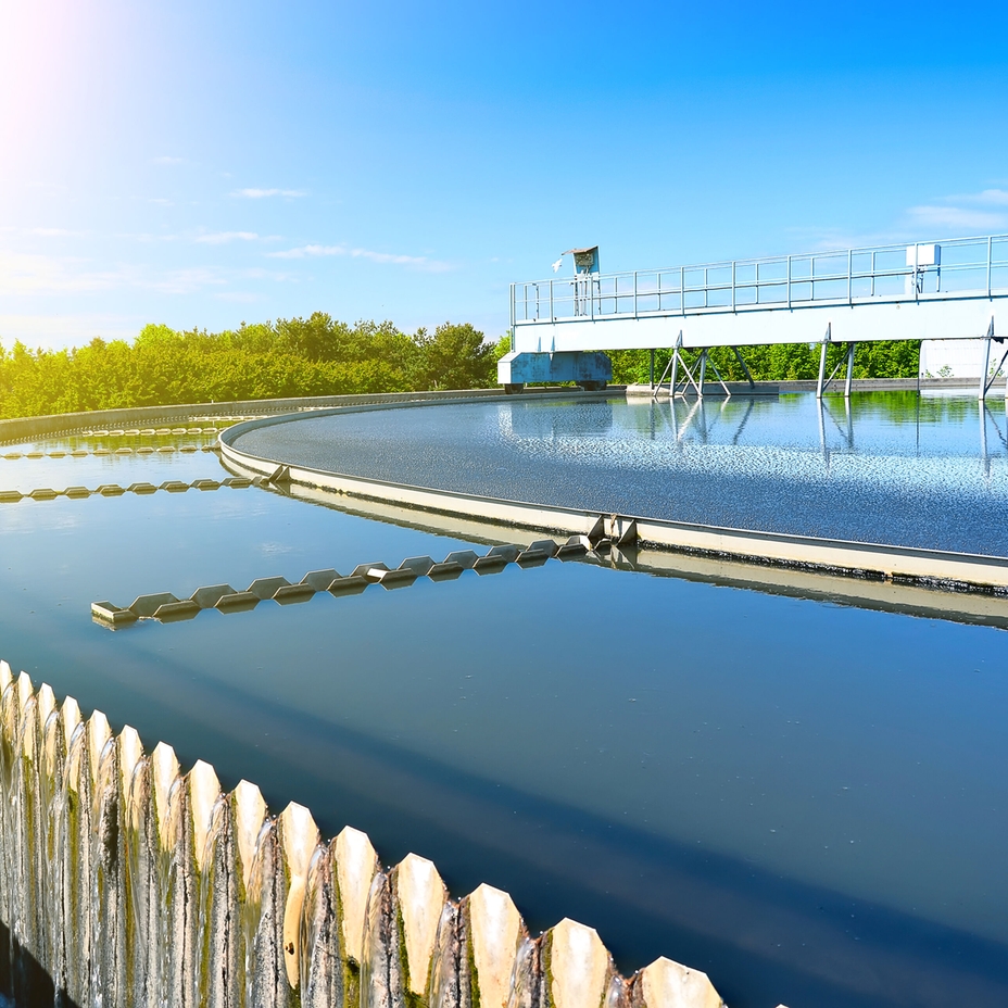 planta de tratamiento de aguas residuales