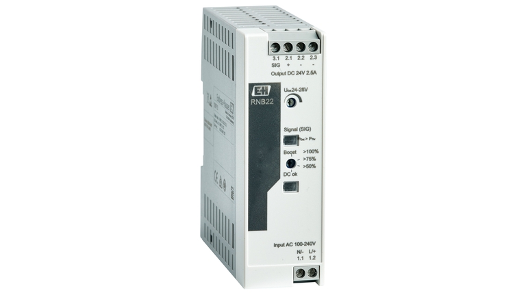 RNB22, fuente de alimentación del sistema de 230 V / 110 V CA a 24 V CC