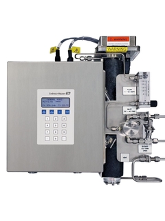 Imagen analizador de gases monocanal de H2O SS500 con sistema de muestras, vista frontal