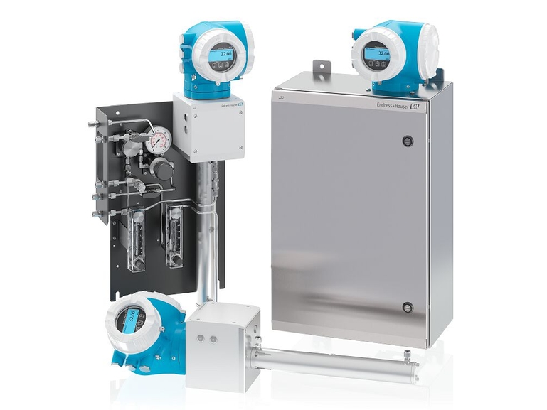Analizador de gases TDLAS J22 para la medición de H2O Analizador de gases TDLAS J22 de Endress+Hauser