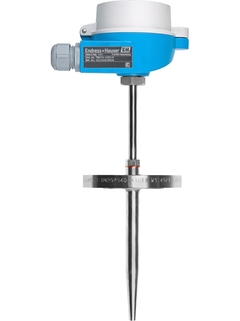 Sensor de temperatura industrial con conexión a proceso por brida