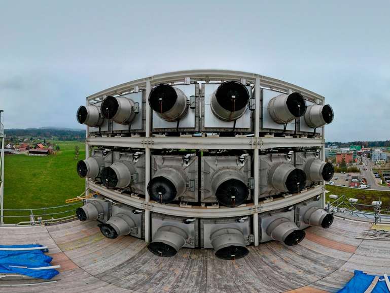 Tecnología de captura directa de aire (DAC) para la captura de gases de efecto invernadero Tecnología de eliminación de dióxido de carbono en exteriores