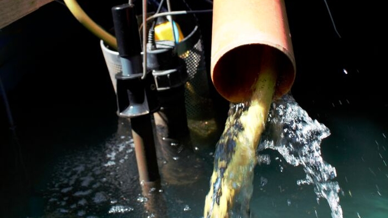 sensores en la entrada de agua